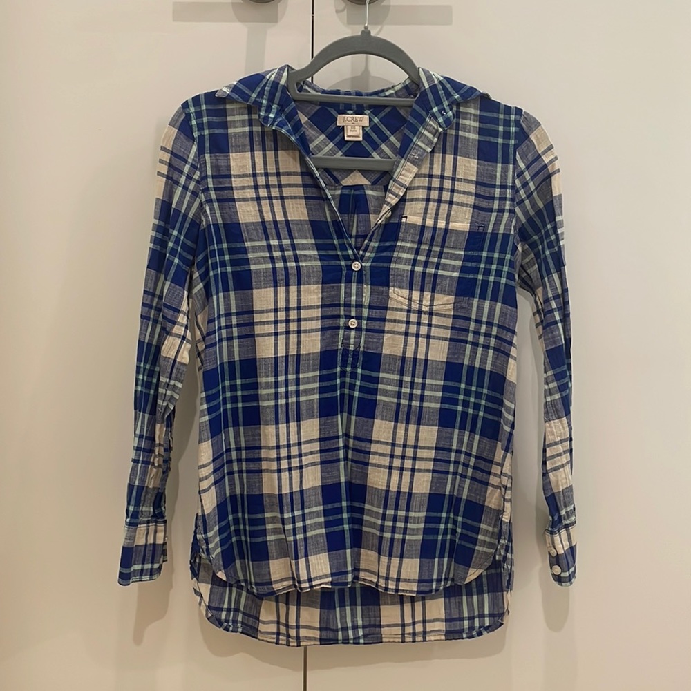 J Crew Checkered Skirt!
